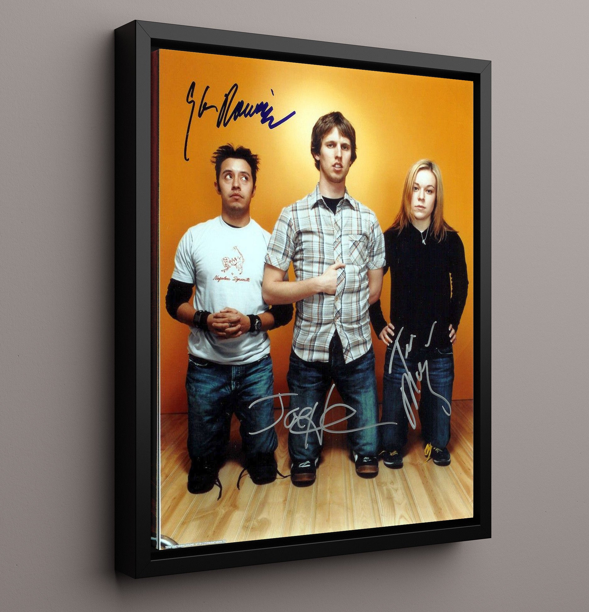 Napoleon Dynamite - Jon Heder Efren Ramirez Tina Majorino Awkward Teen Trio movie wall art 16x20 Framed Canvas