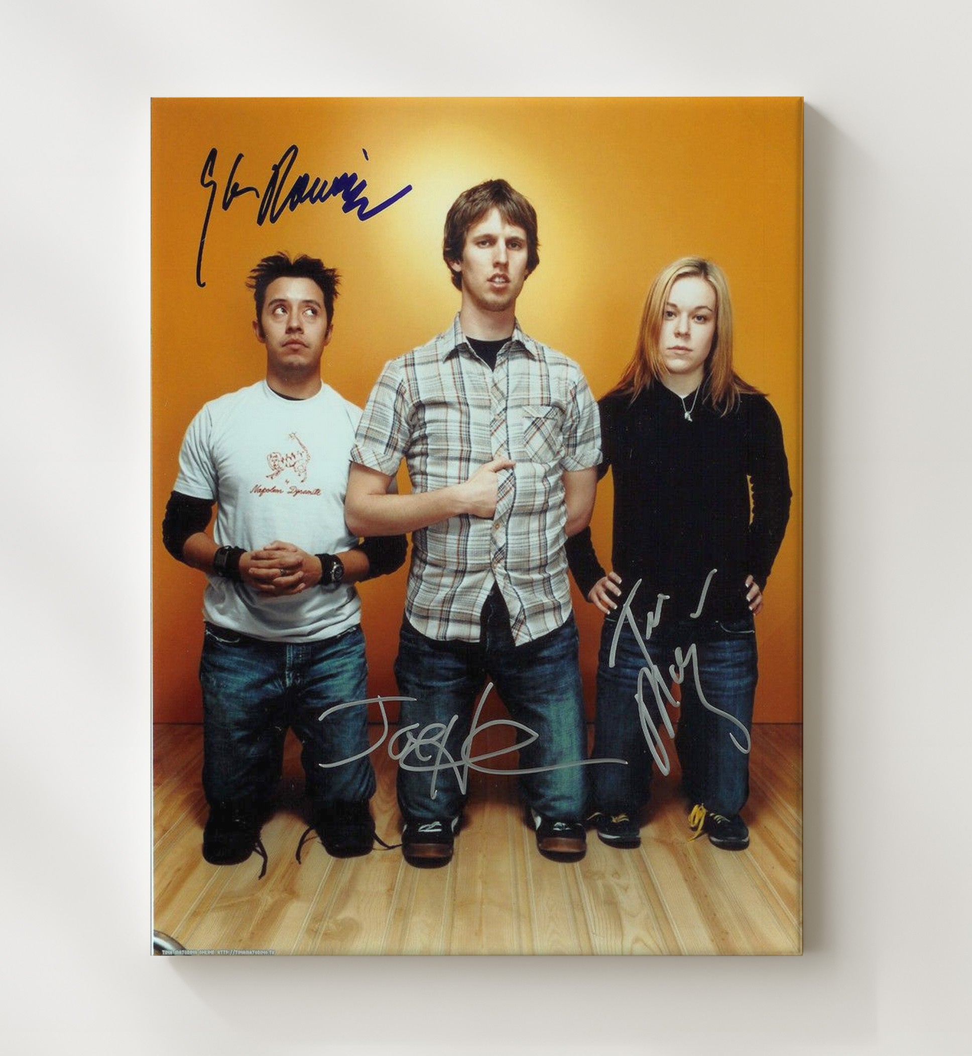 Napoleon Dynamite - Jon Heder Efren Ramirez Tina Majorino Awkward Teen Trio movie wall art 20x24 Canvas