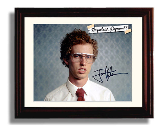 Napoleon Dynamite - Jon Heder - Napoleon Dynamite - Awkward stare Photograph movie wall art 8x10 Beveled Frame