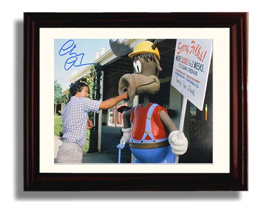 National Lampoon Vacation - Chevy Chase - Clark Griswold - Wally World frustration movie wall art 8x10 Beveled Frame