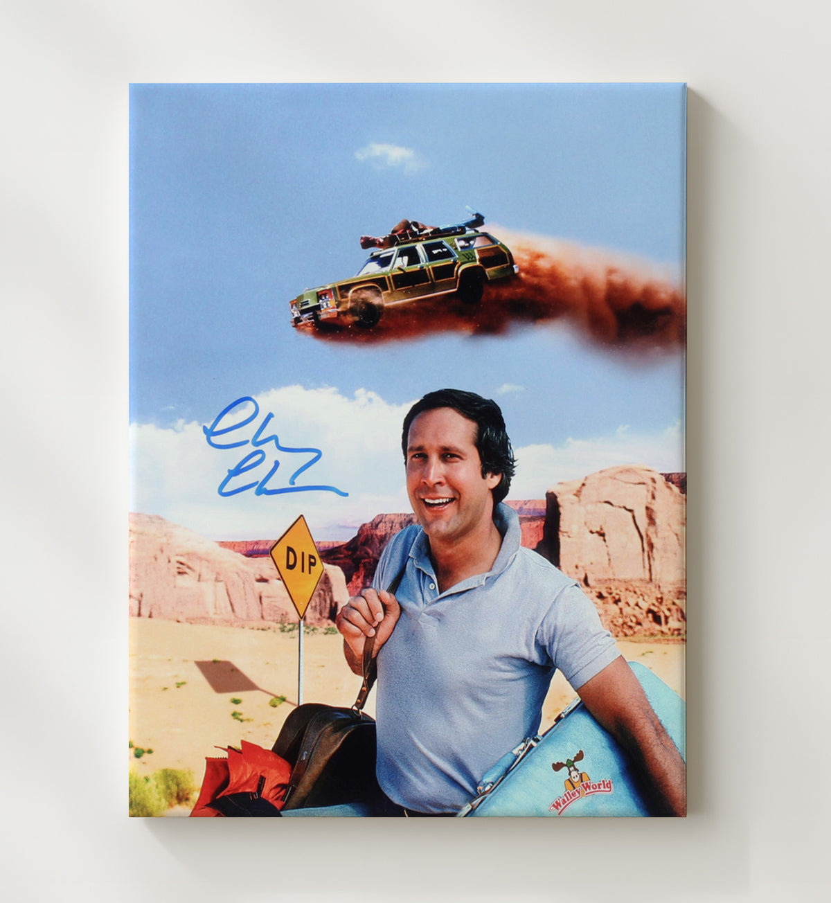 National Lampoons Vacation - Chevy Chase Griswold Road Trip Wally World Quest movie wall art 20x24 Canvas