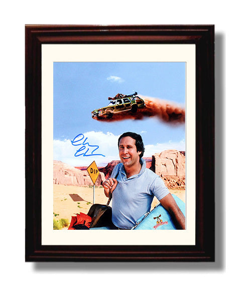 National Lampoons Vacation - Chevy Chase Griswold Road Trip Wally World Quest movie wall art 8x10 Beveled Frame