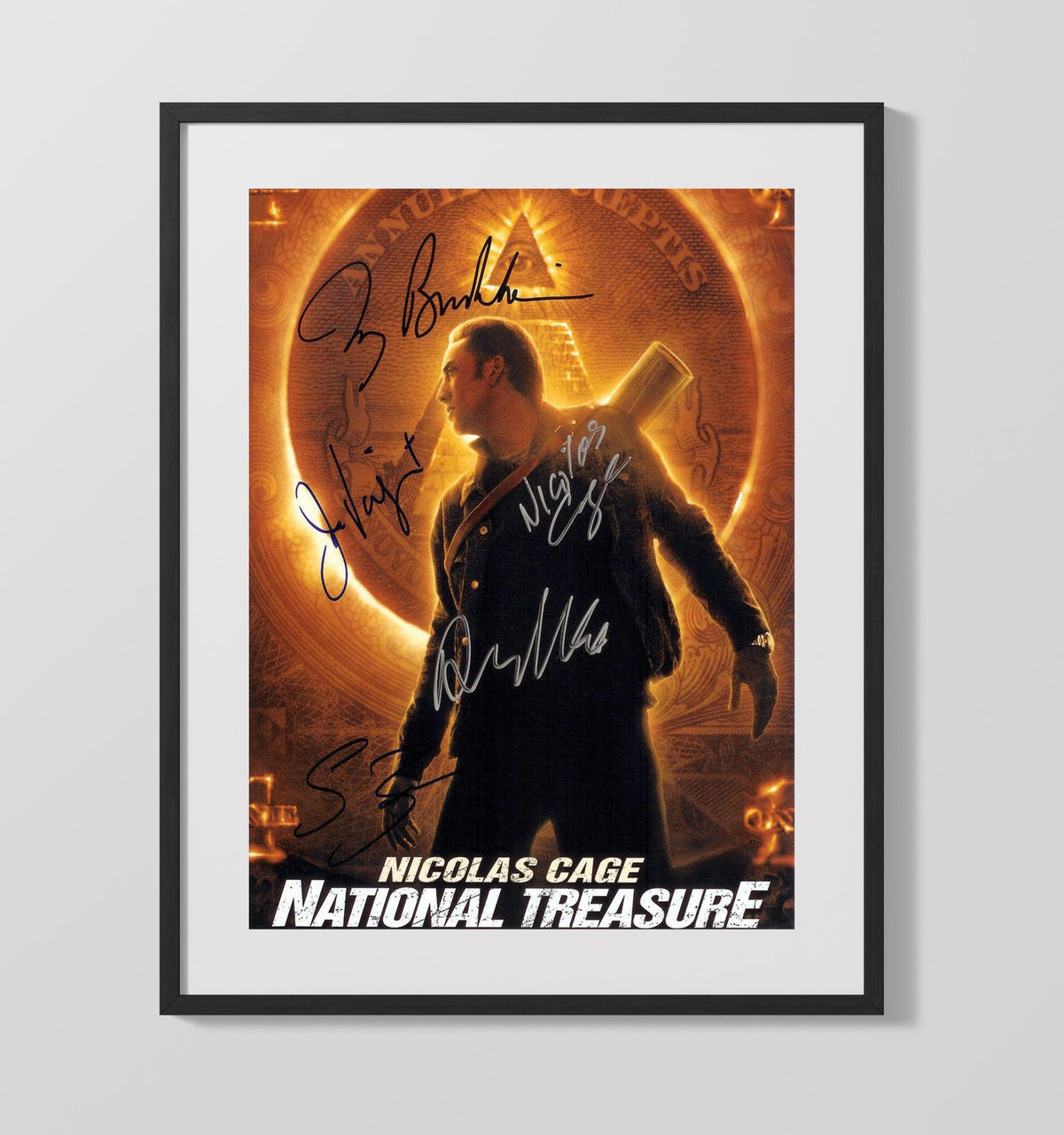 National Treasure - Nicolas Cage Treasure Hunt Adventure Team - Movies Framed Print