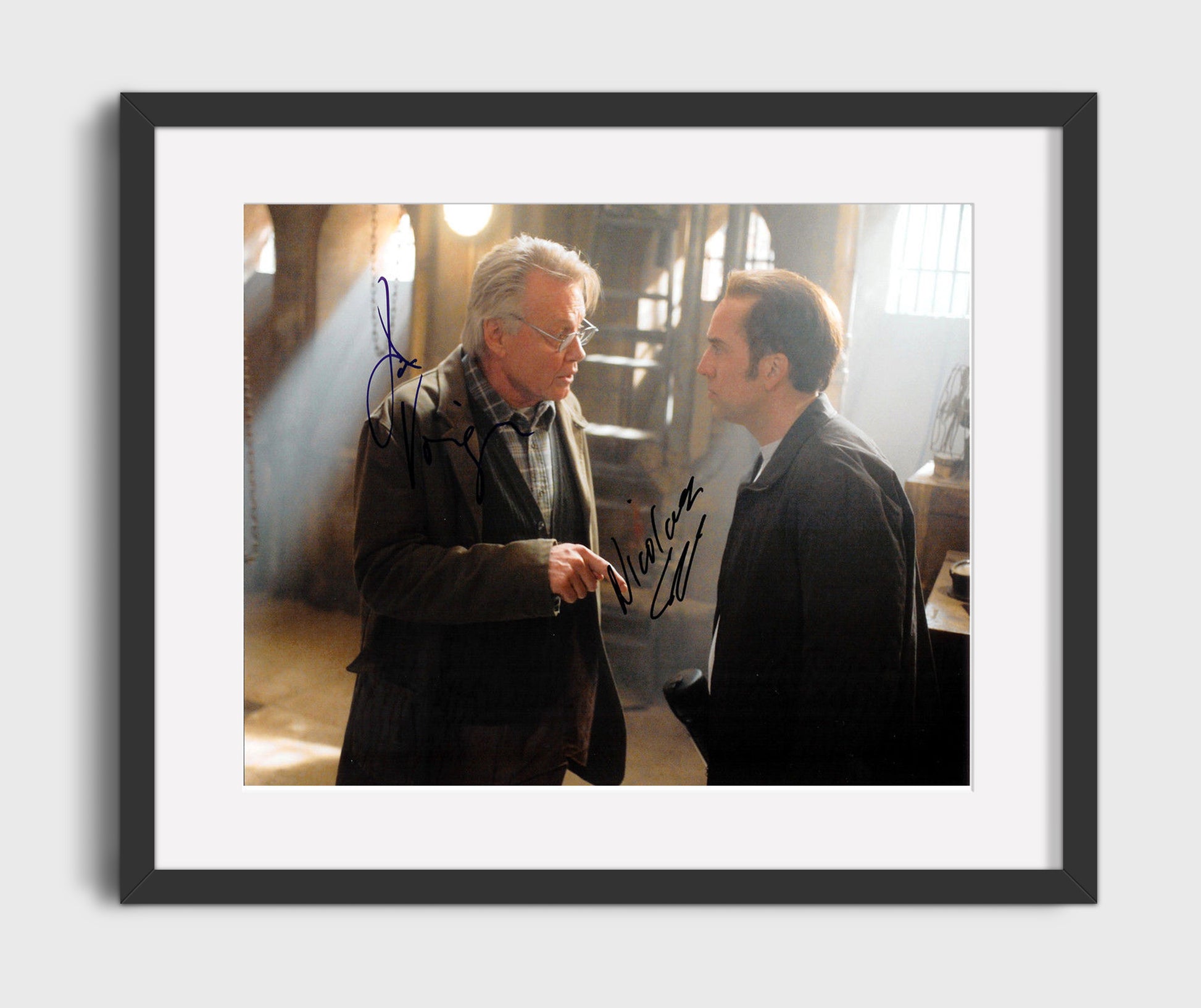 National Treasure - Nicolas Cage - Ben Gates - Treasure hunt crew Vintage Movie Wall Art - 16x20 Gallery Frame movie decor