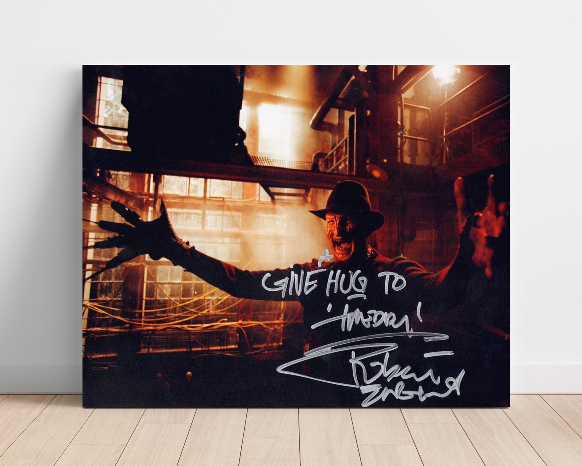 Nightmare on Elm Street - Englund - Freddy - Blades in the Dark Vintage Movie Wall Art - 16x20 Unframed Print movie decor