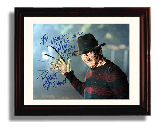 Nightmare on Elm Street - Englund - Freddy - Sweet Dreams Incoming movie wall art 8x10 Beveled Frame