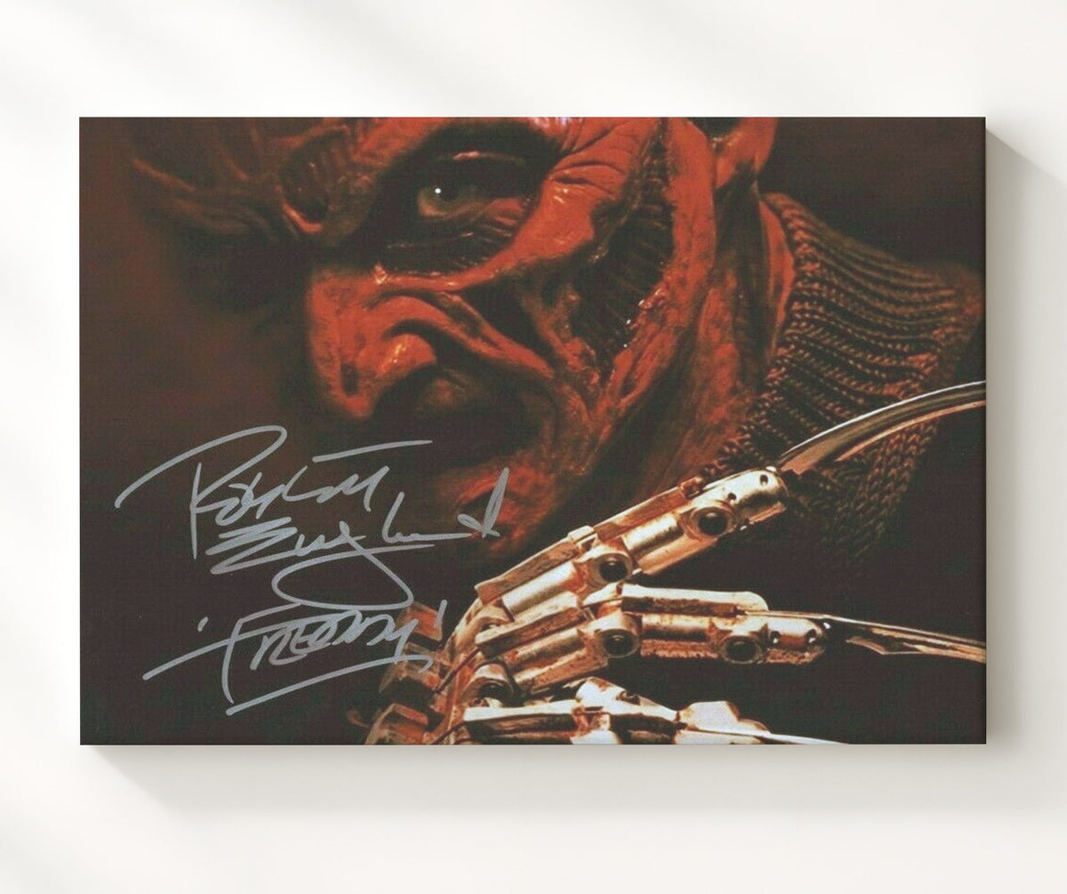 Nightmare on Elm Street - Robert Englund - Sweet dreams are made of screams movie wall art 8x10 Beveled Frame