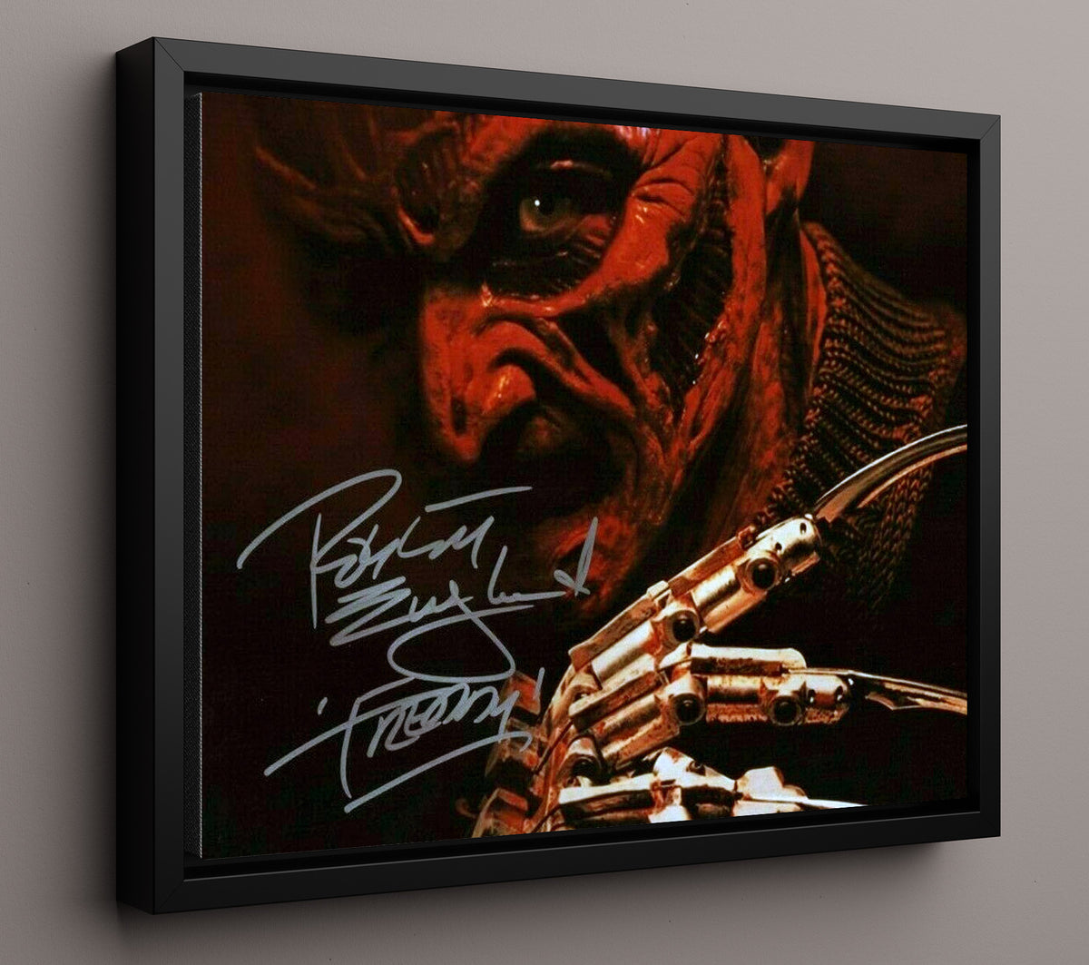 Nightmare on Elm Street - Robert Englund - Sweet dreams are made of screams movie wall art 16x20 Framed Canvas