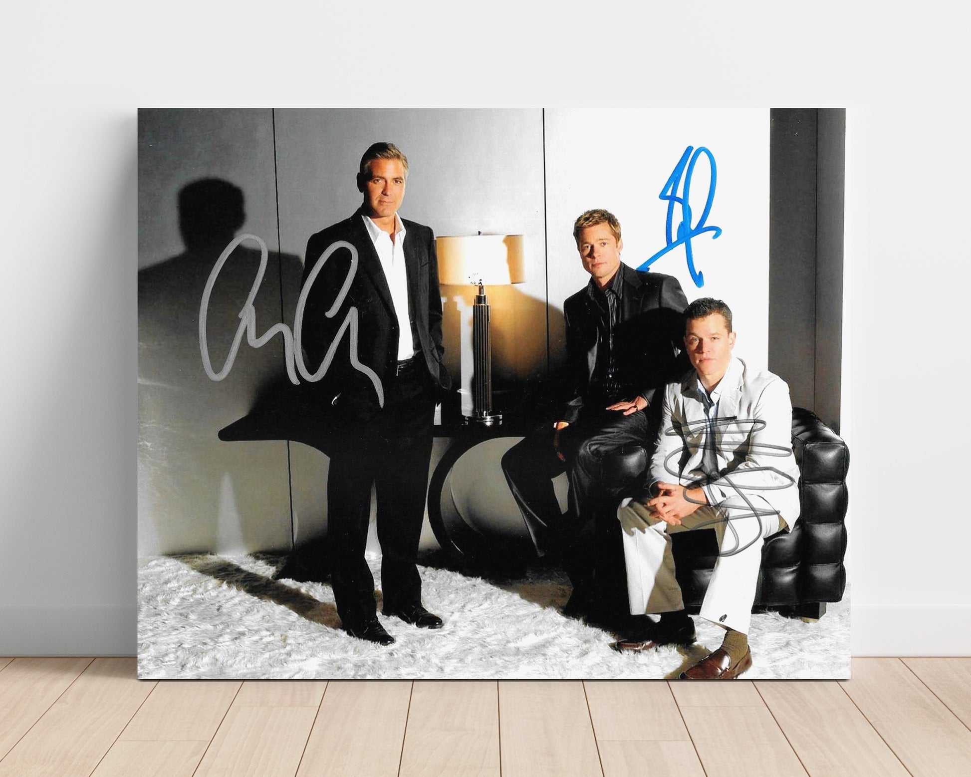 Oceans Eleven - George Clooney - Danny Ocean - Casino heist crew Vintage Movie Wall Art - 16x20 Unframed Print movie decor