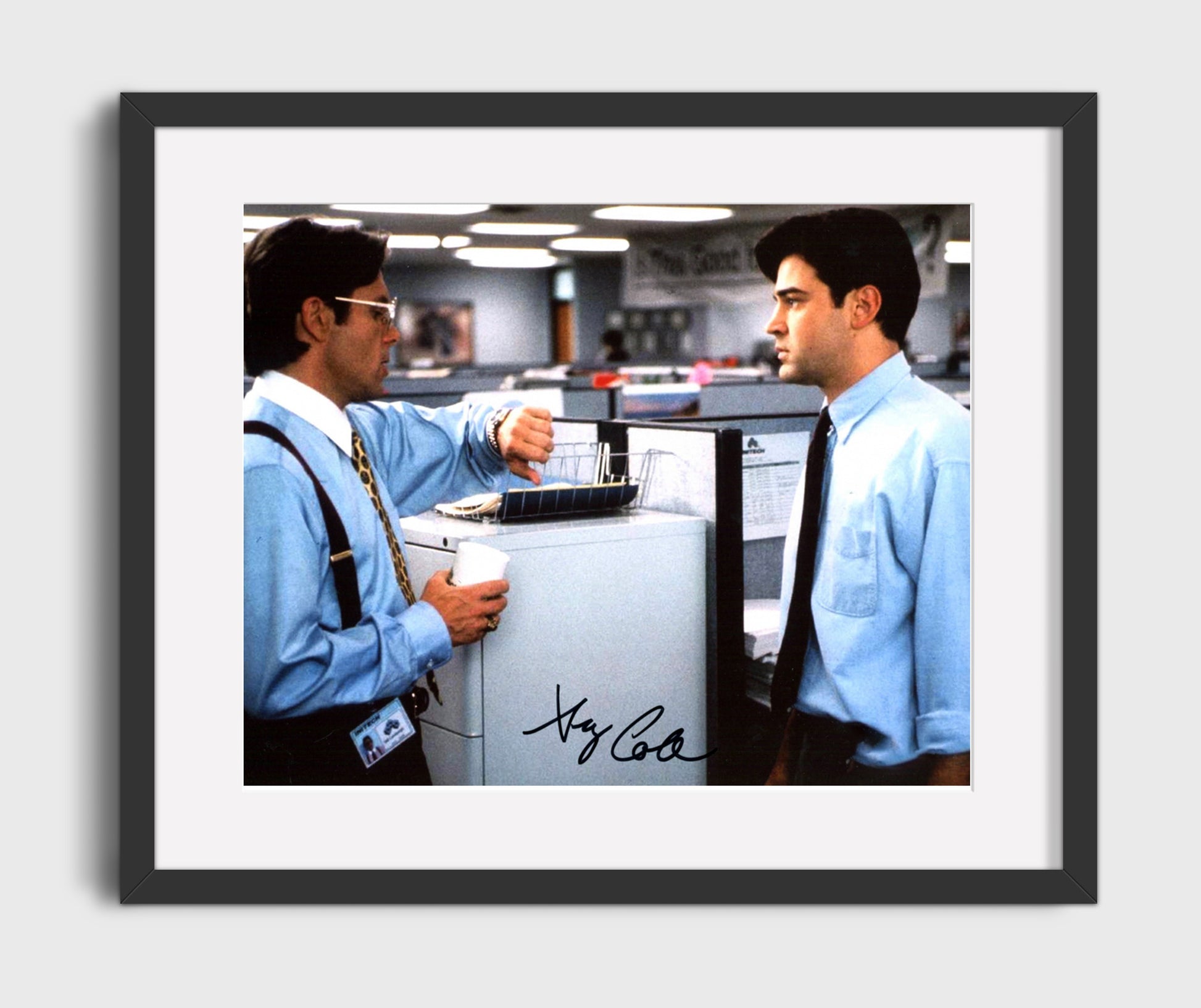 Office Space - Gary Cole - Lumbergh - Office Showdown movie wall art 16x20 Gallery Frame