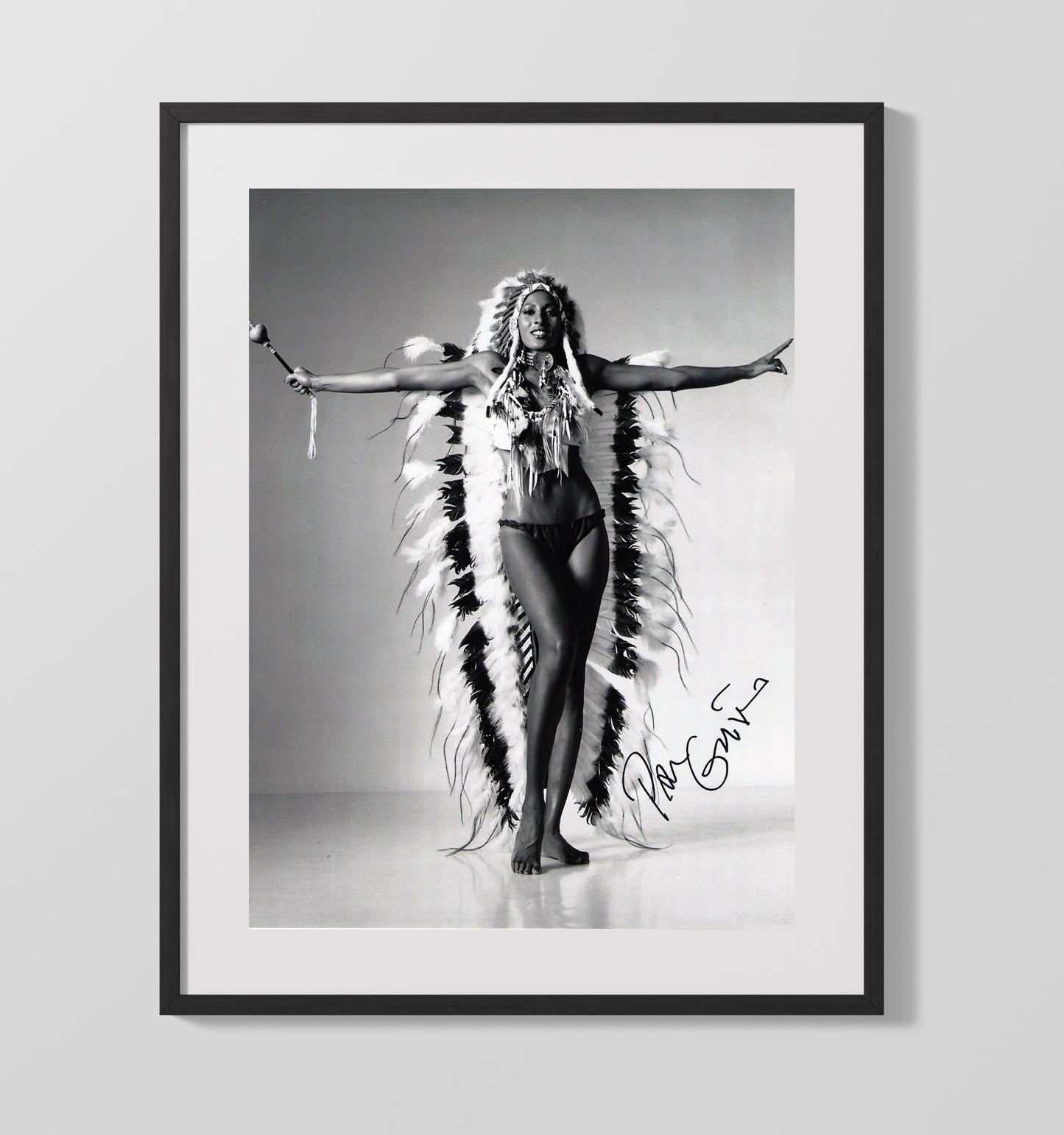 Pam Grier - Foxy Power movie wall art 16x20 Gallery Frame