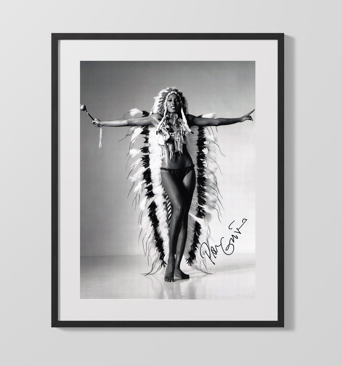 Pam Grier - Foxy Power movie wall art 16x20 Gallery Frame