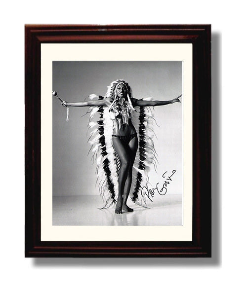 Pam Grier - Foxy Power movie wall art 8x10 Beveled Frame
