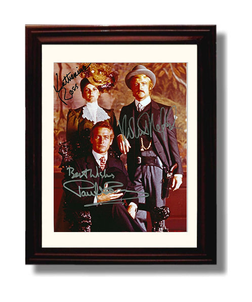 Paul Newman and Robert Redford - Butch Cassidy and the Sundance Kid Outlaw Duo Western Formal Attire movie wall art 8x10 Beveled Frame