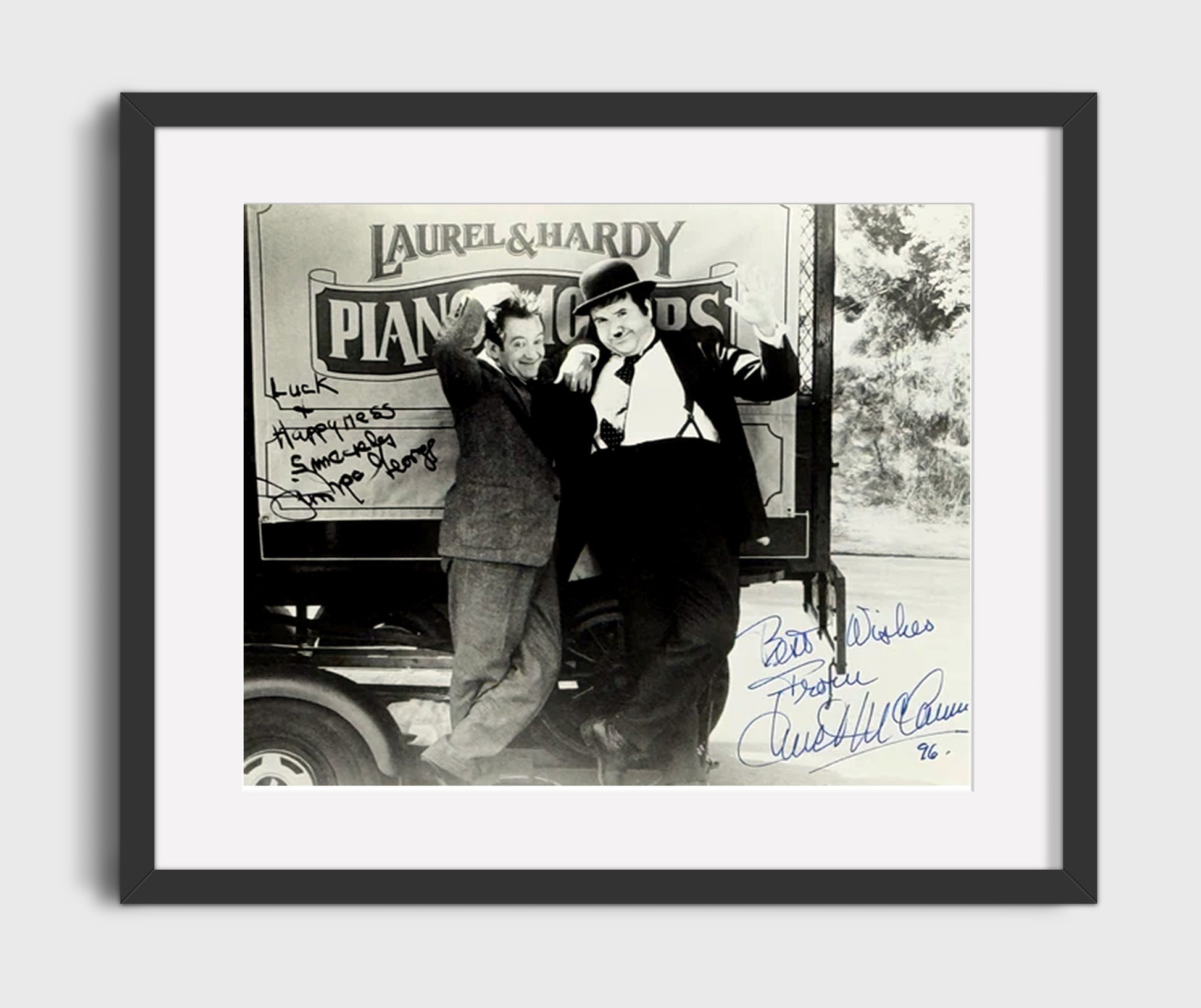 Piano Movers - Laurel and Hardy - Movers and shakers Vintage Movie Wall Art - 16x20 Gallery Frame movie decor