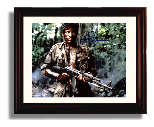 Platoon - Sheen - Taylor - Baptized by Fire movie wall art 8x10 Beveled Frame