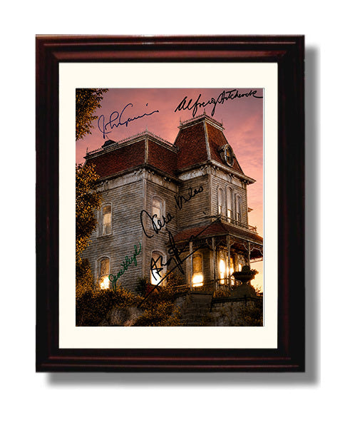 Psycho - Haunted House Cast movie wall art 8x10 Beveled Frame