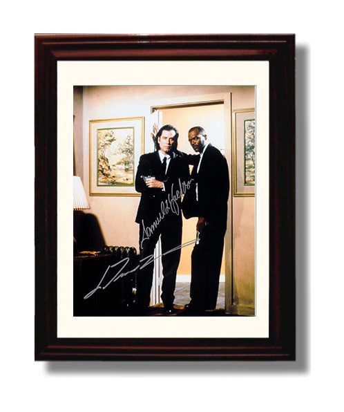 Pulp Fiction - Hitmen Cool movie wall art 8x10 Beveled Frame