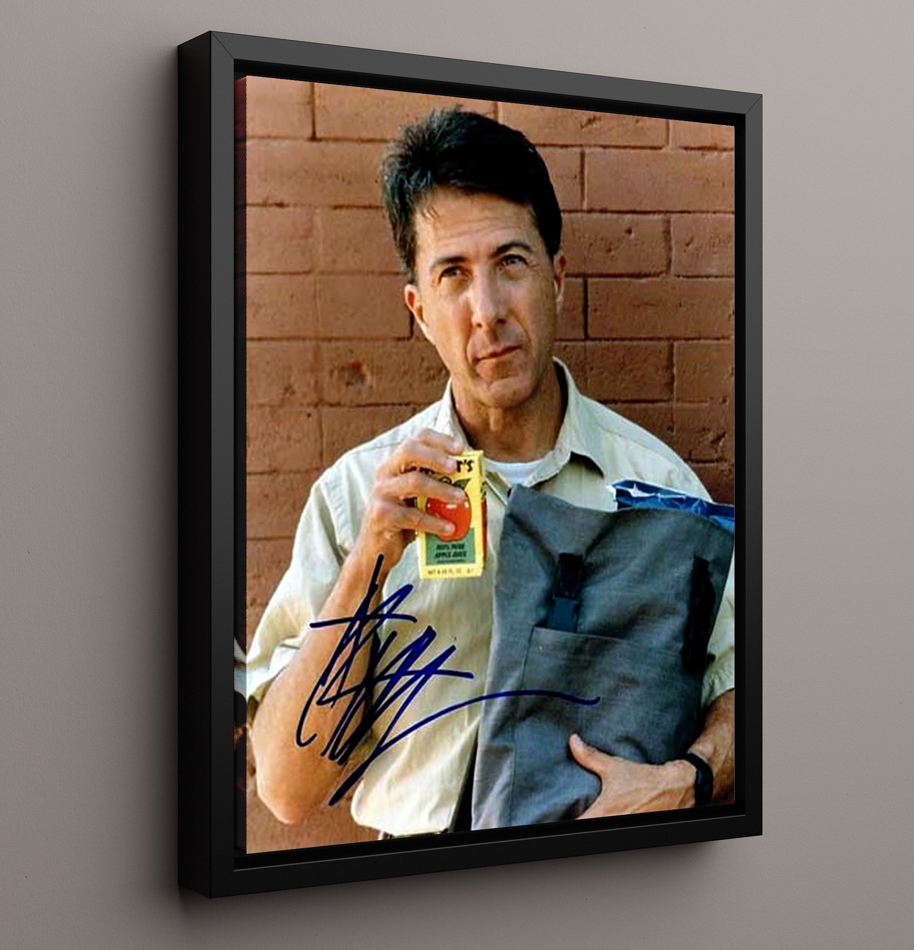 Rain Man - Dustin Hoffman - Raymond Babbitt - Quiet Genius Moment movie wall art 16x20 Framed Canvas