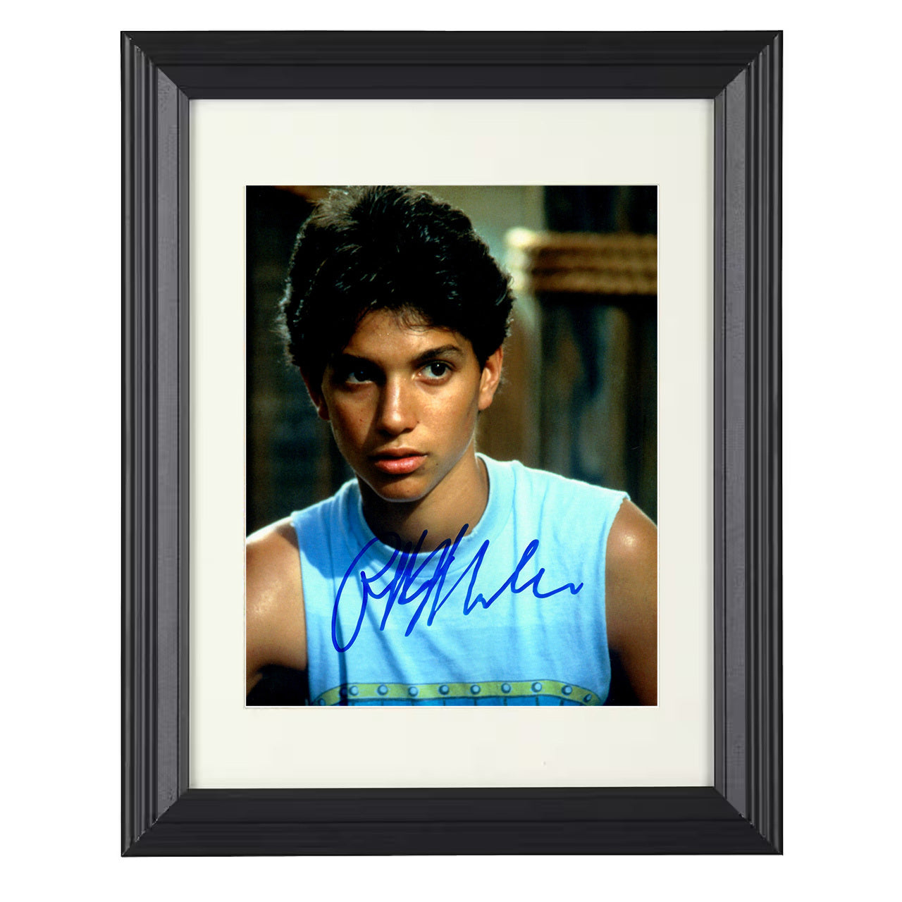 Ralph Macchio – Karate Kid Image – 8x10 black beveled framed movie wall art