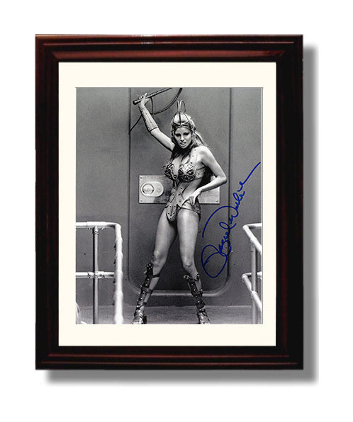 Raquel Welch - Fantasy Warrior Costume Whip Raised Character Photo movie wall art 8x10 Beveled Frame