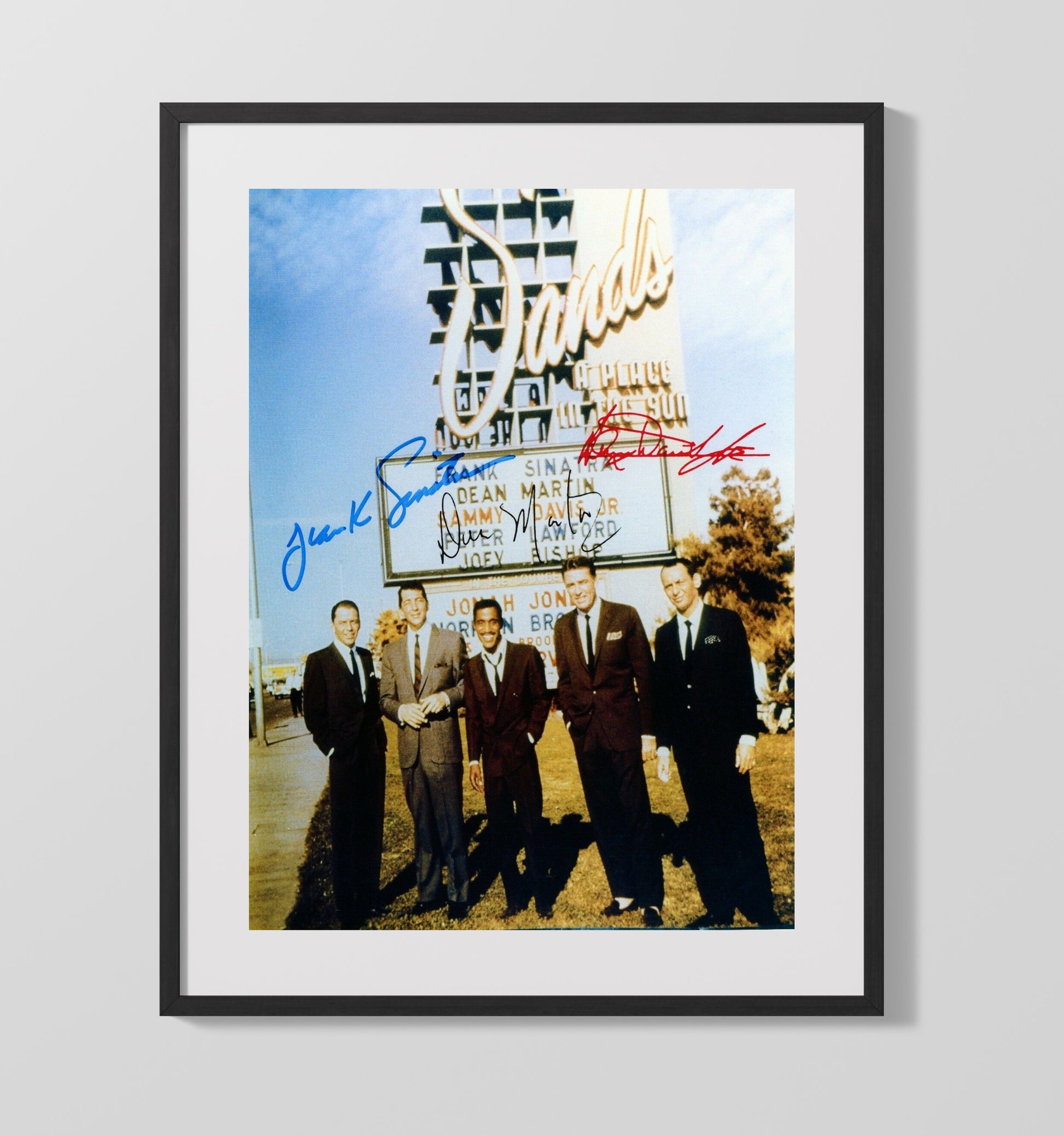 Rat Pack - Sands Legends movie wall art 16x20 Gallery Frame