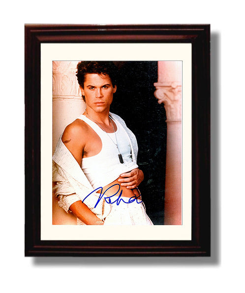 Rob Lowe - 80s Heartthrob movie wall art 8x10 Beveled Frame