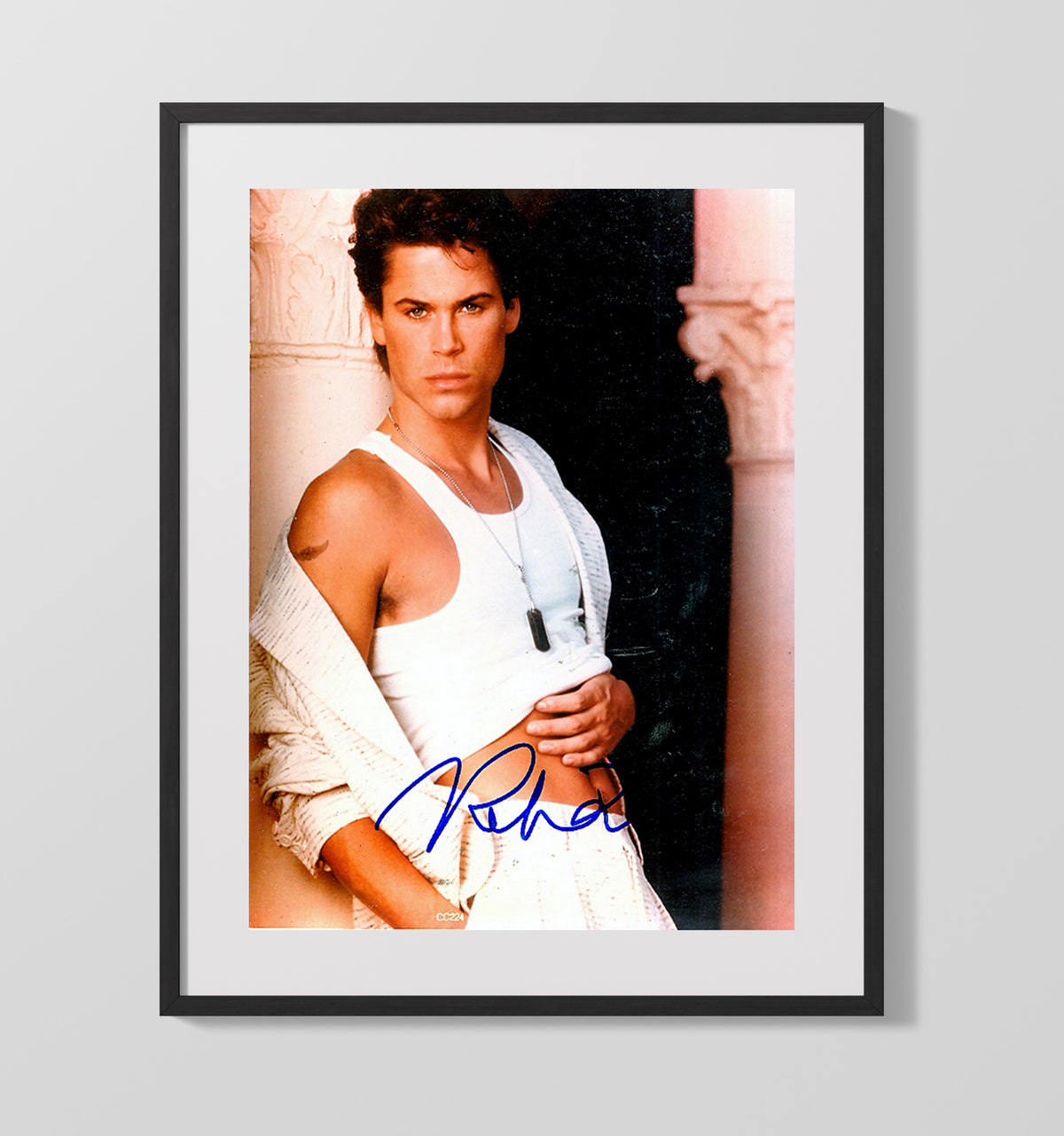 Rob Lowe - 80s Heartthrob movie wall art 16x20 Gallery Frame