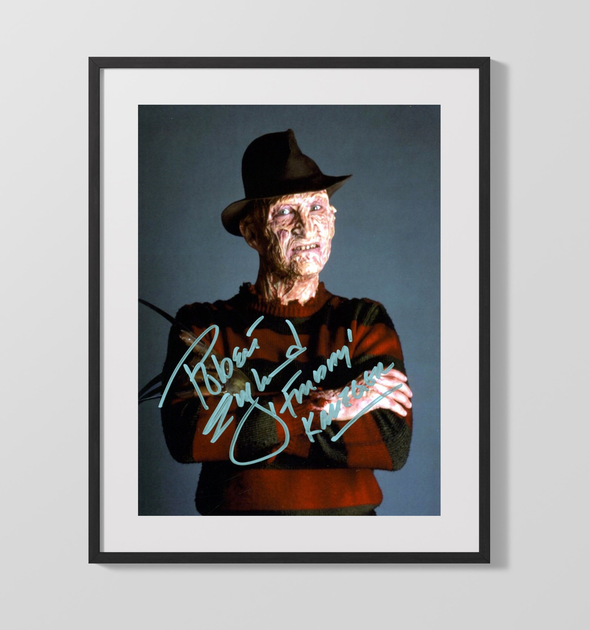 Robert Englund - Freddy Krueger Vintage Movie Wall Art - 16x20 Gallery Frame movie decor