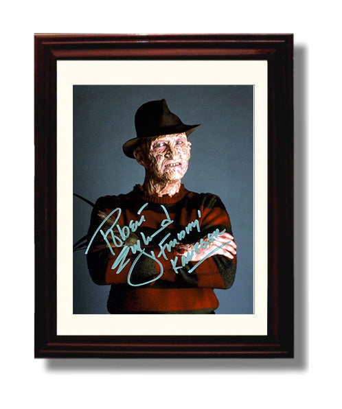 Robert Englund - Freddy Krueger movie wall art 8x10 Beveled Frame