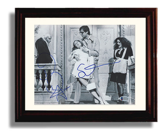 Rocky Horror - Barry Bostwick - Brad - and Susan Sarandon - Janet - Mansion Mayhem Vintage Movie Wall Art - 8x10 Beveled Frame movie decor