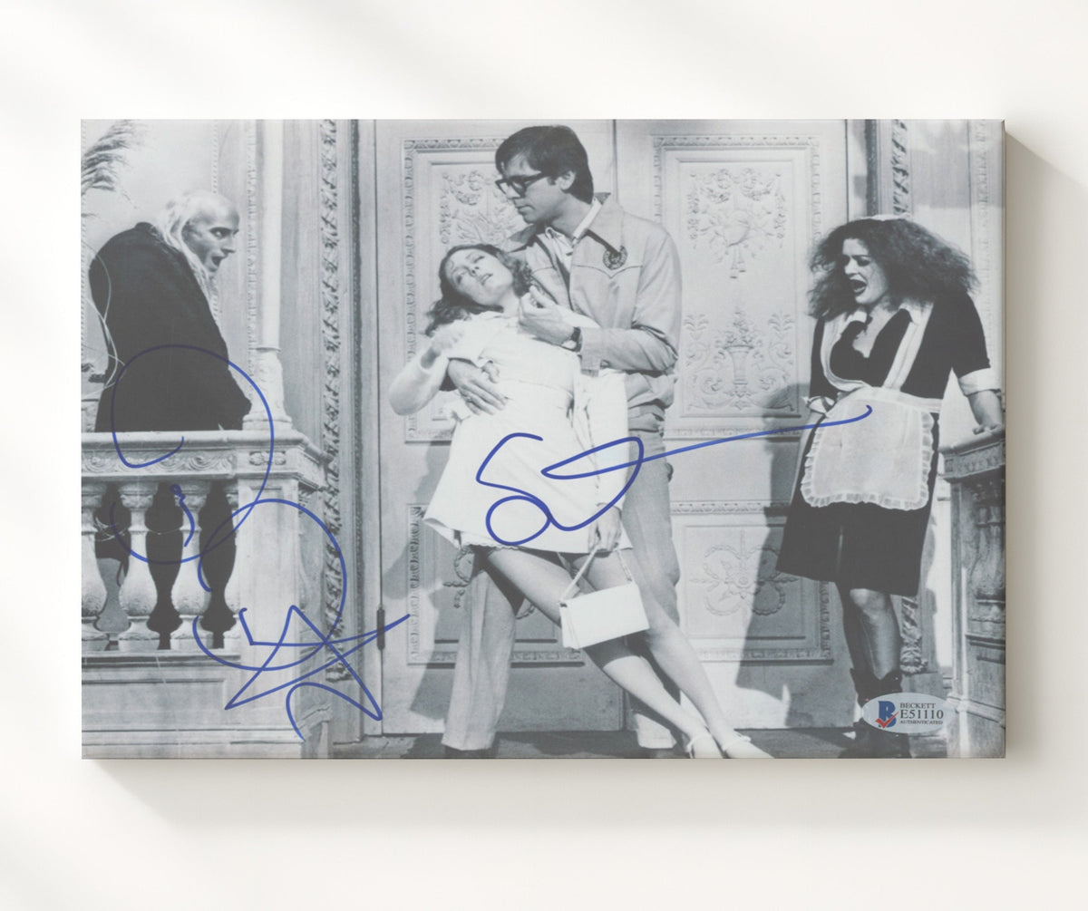 Rocky Horror - Barry Bostwick - Brad - and Susan Sarandon - Janet - Mansion Mayhem movie wall art 8x10 Beveled Frame