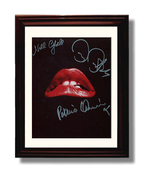 Rocky Horror - Red Lips of Madness movie wall art 8x10 Beveled Frame