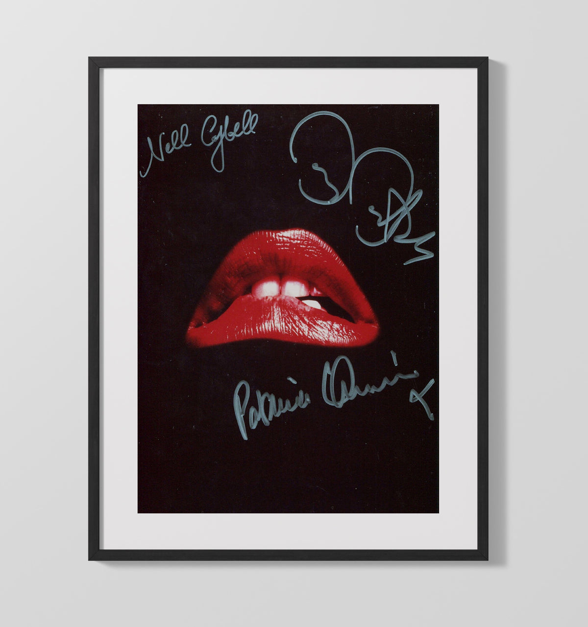 Rocky Horror - Red Lips of Madness movie wall art 16x20 Gallery Frame