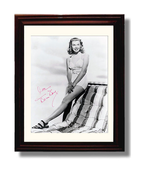 Romance on the High Seas - Doris Day - Georgia Garrett - Classic Hollywood Glamour movie wall art 8x10 Beveled Frame