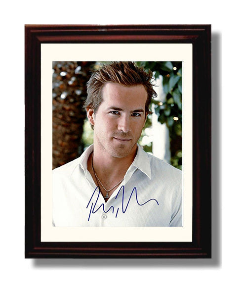 Ryan Reynolds - Casual Charm movie wall art 8x10 Beveled Frame