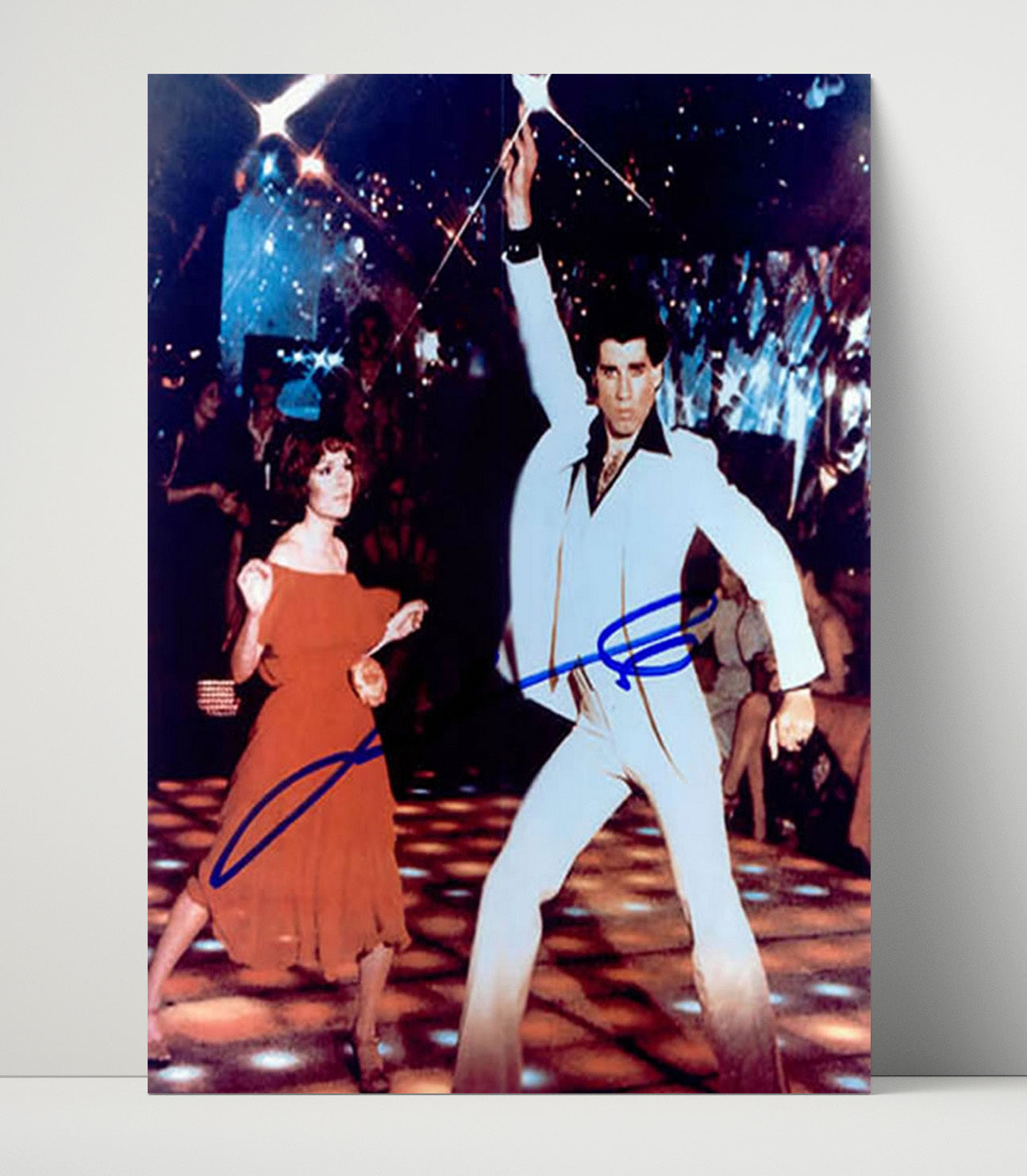 Saturday Night Fever - John Travolta - Tony Manero - Disco Dancefloor movie wall art 16x20 Unframed Print