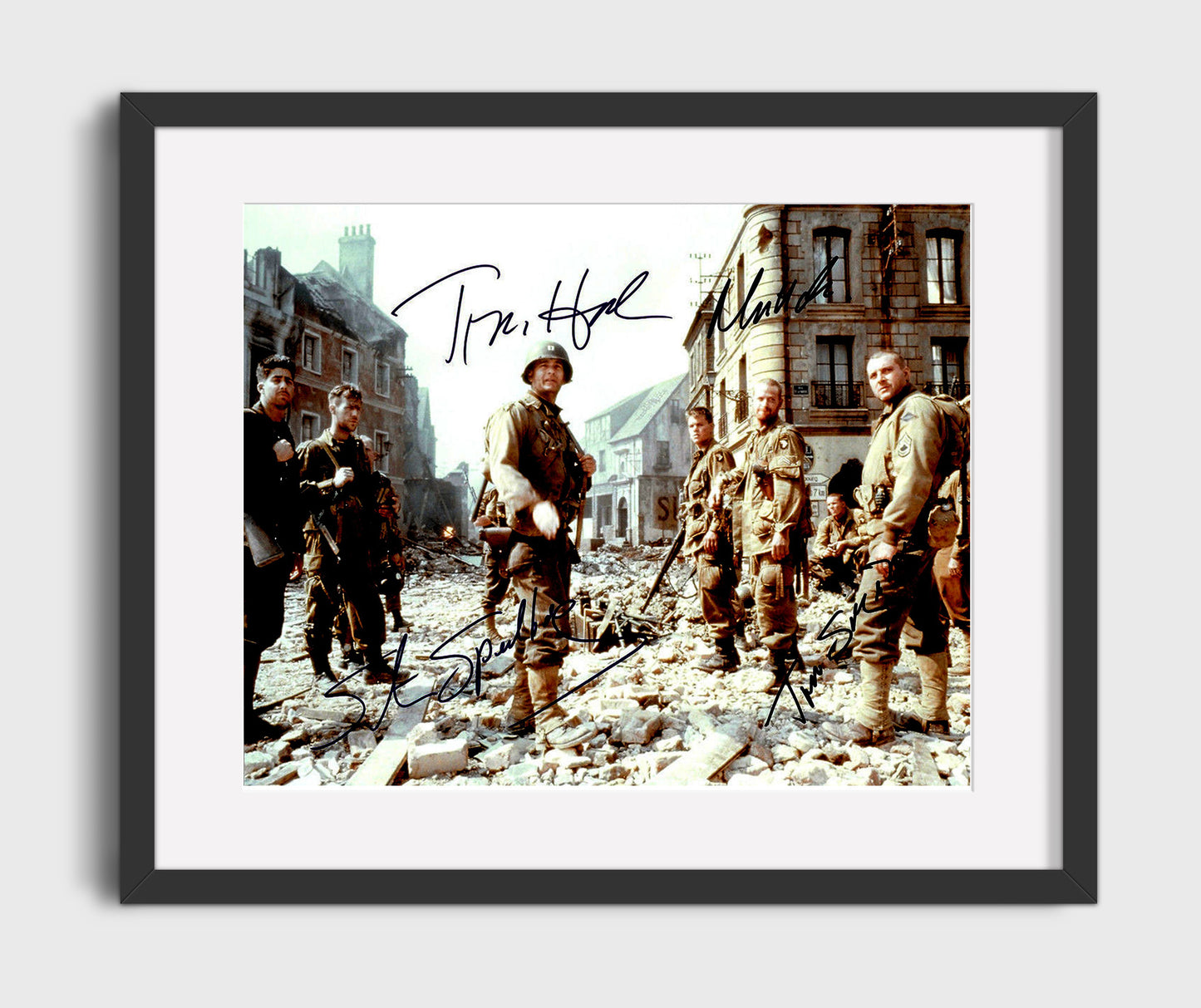 Saving Private Ryan - Tom Hanks - Miller - Band of Brothers Resolve movie wall art 16x20 Gallery Frame