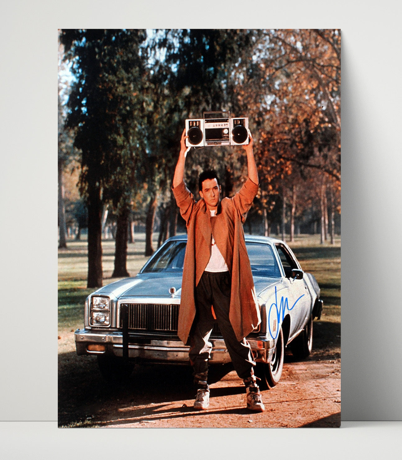 Say Anything - John Cusack Boombox Serenade Scene movie wall art 16x20 Unframed Print