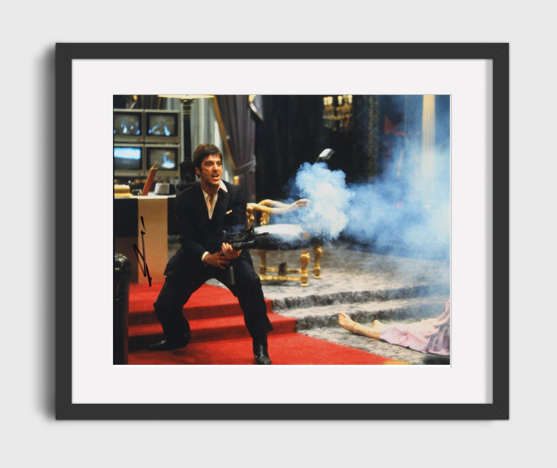 Scarface - Al Pacino - Tony - King of Cocaine Fury movie wall art 16x20 Gallery Frame
