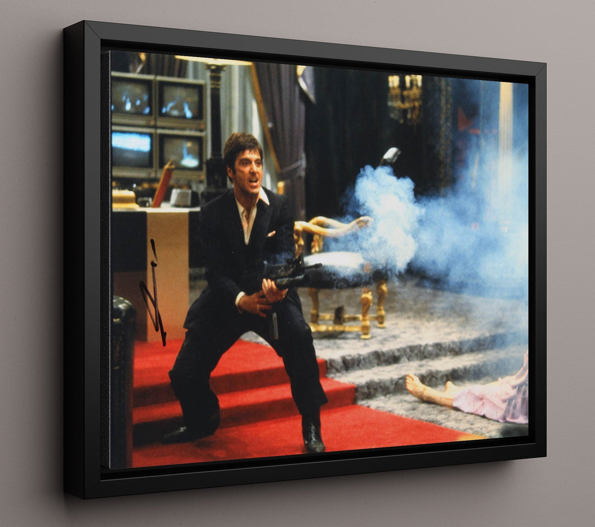 Scarface - Al Pacino - Tony - King of Cocaine Fury movie wall art 16x20 Gallery Frame