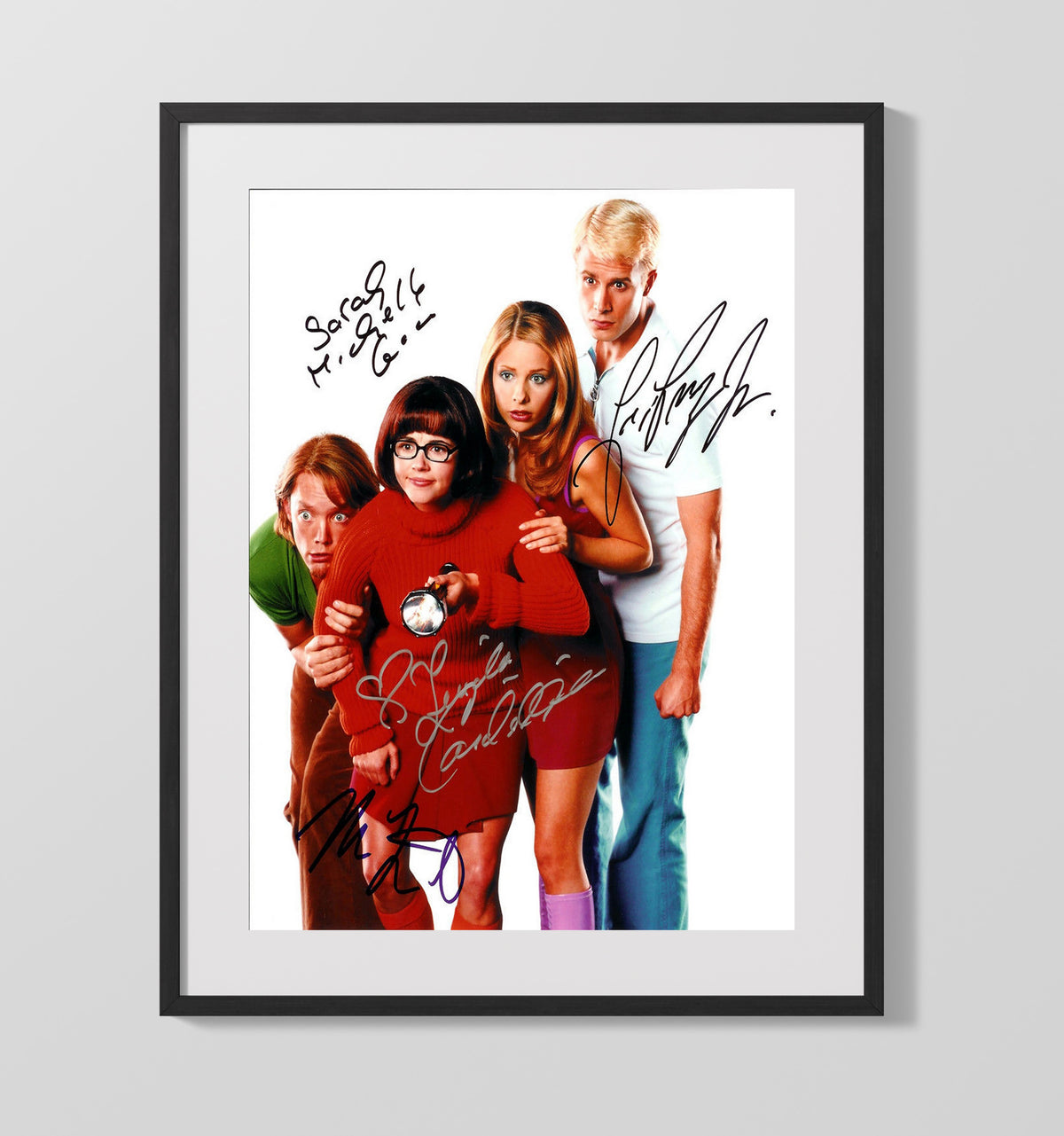 Scooby Doo Cast - Mystery Squad movie wall art 16x20 Gallery Frame