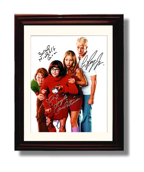 Scooby Doo Cast - Mystery Squad movie wall art 8x10 Beveled Frame