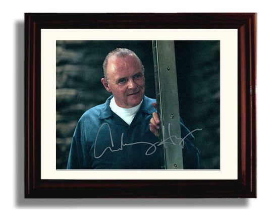 Silence of the Lambs - Anthony Hopkins - Lecter - Polite Yet Terrifying Calm movie wall art 8x10 Beveled Frame