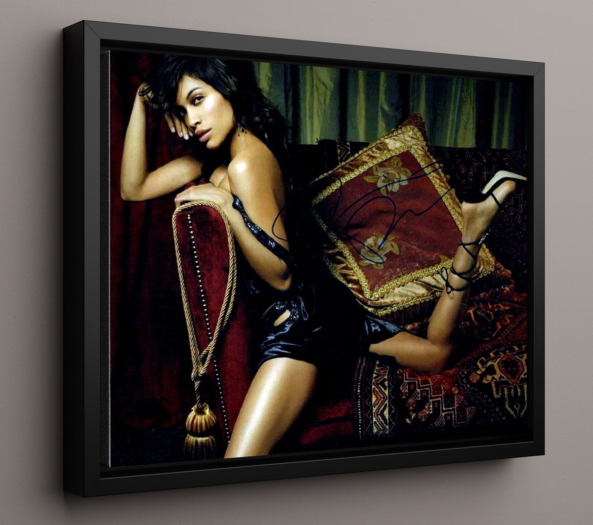 Sin City - Rosario Dawson - Gail - Velvet Couch movie wall art 16x20 Gallery Frame