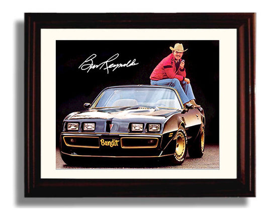 Smokey and the Bandit - Burt Reynolds - Bandit - CB radio grin movie wall art 8x10 Beveled Frame