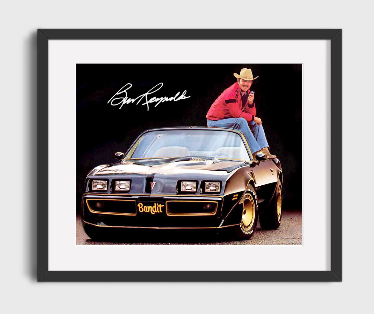 Smokey and the Bandit - Burt Reynolds - Bandit - CB radio grin movie wall art 16x20 Gallery Frame