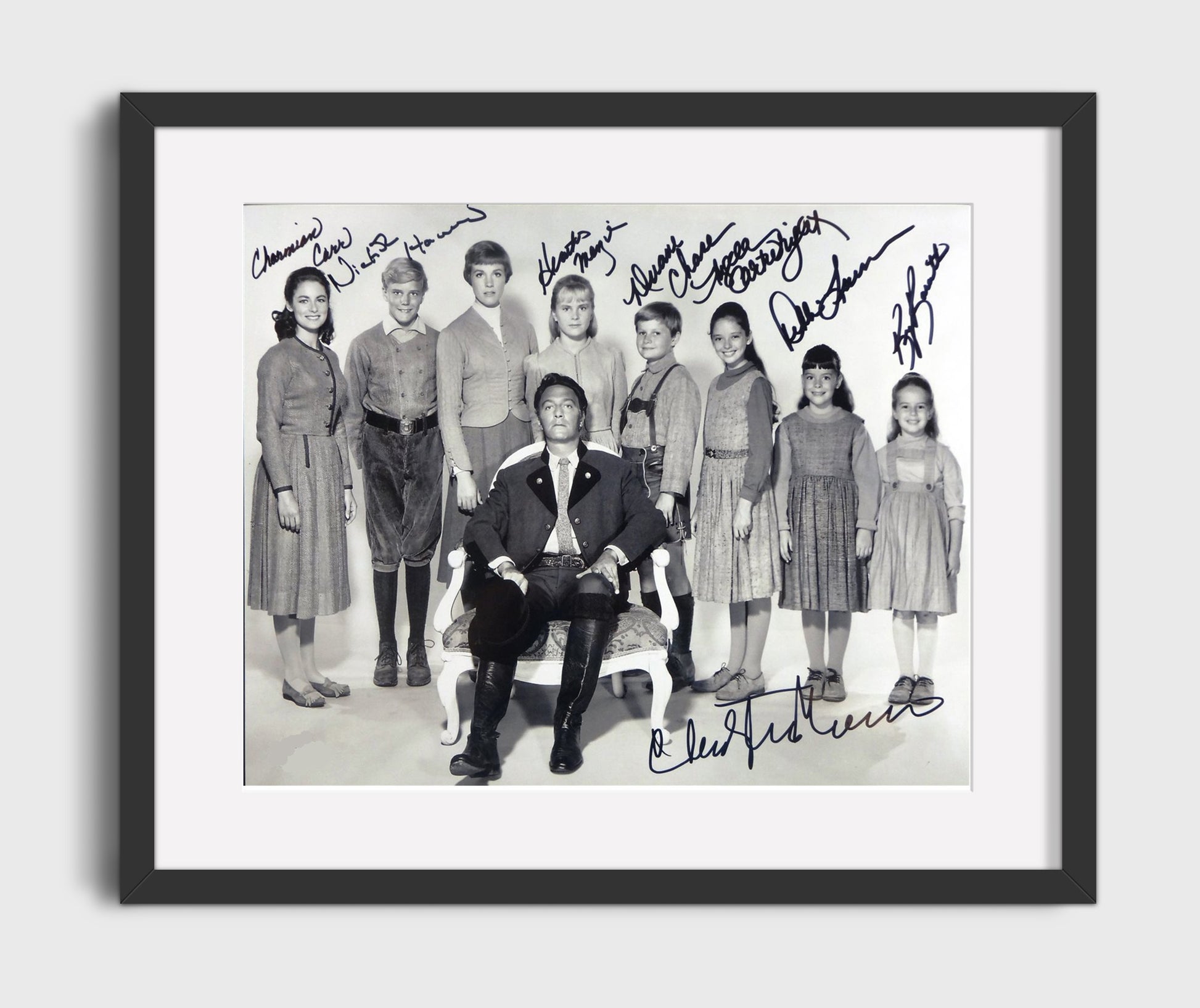 Sound of Music - Julie Andrews - Maria - Hills Are Alive Energy movie wall art 16x20 Gallery Frame