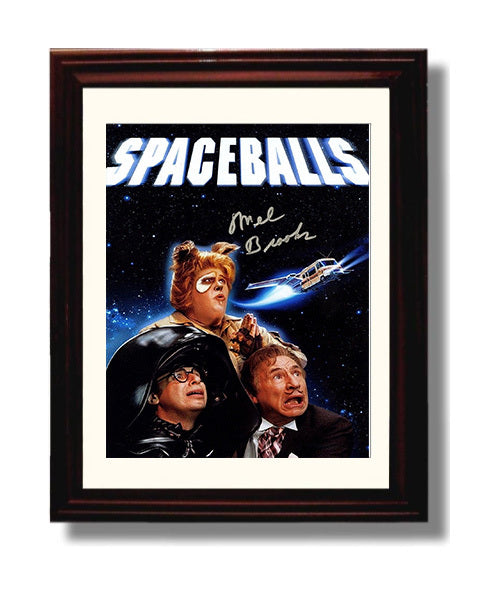 Spaceballs - Ensemble Cast Comic Space Panic movie wall art 8x10 Beveled Frame