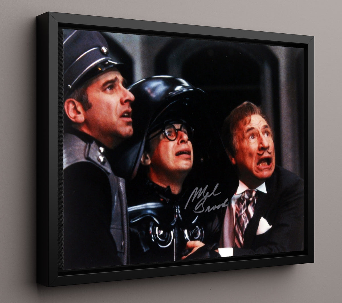 Spaceballs - Mel Brooks - President Skroob - Desk headset command room movie wall art 16x20 Framed Canvas